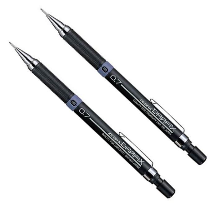 제브라 드라픽스 샤프, 0.7mm, 2개 대표 이미지 - 일본 샤프 추천