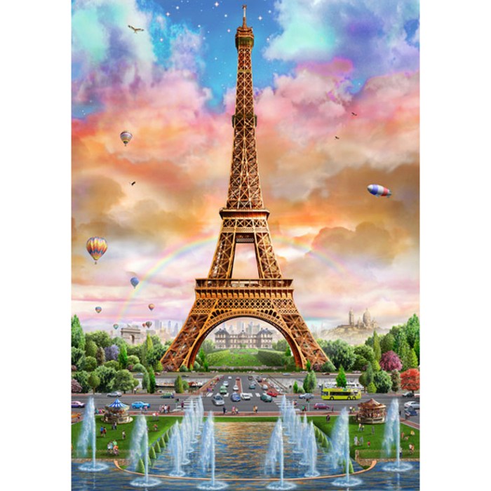 챔버아트 1125 에펠탑 전경 1000조각 퍼즐, 6세 이상, 1000피스 대표 이미지 - 에펠탑 추천