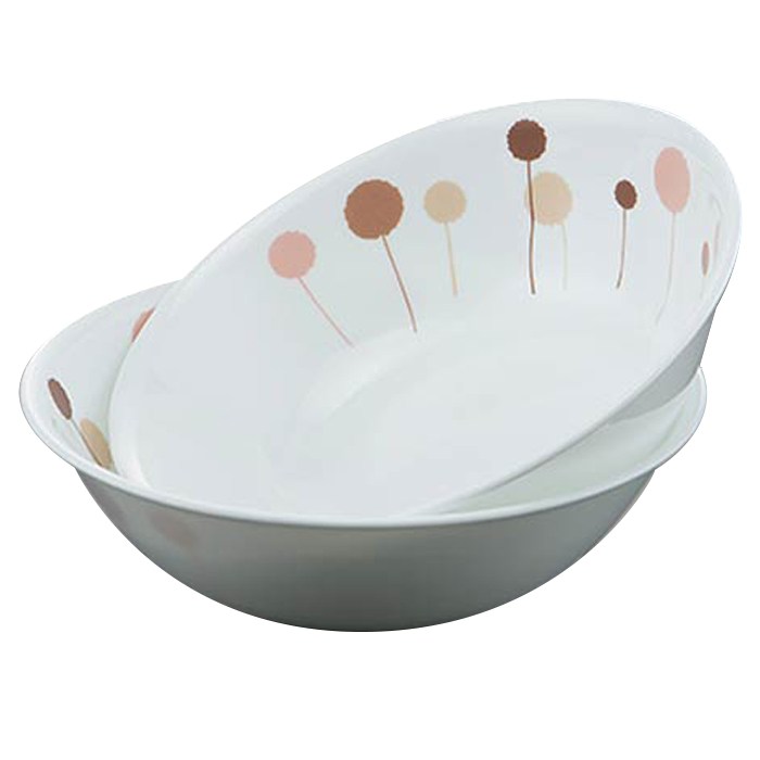 코렐 꽃솜 냉면기 2p/ 떡국기(대), 혼합 색상 대표 이미지 - 라면그릇 추천