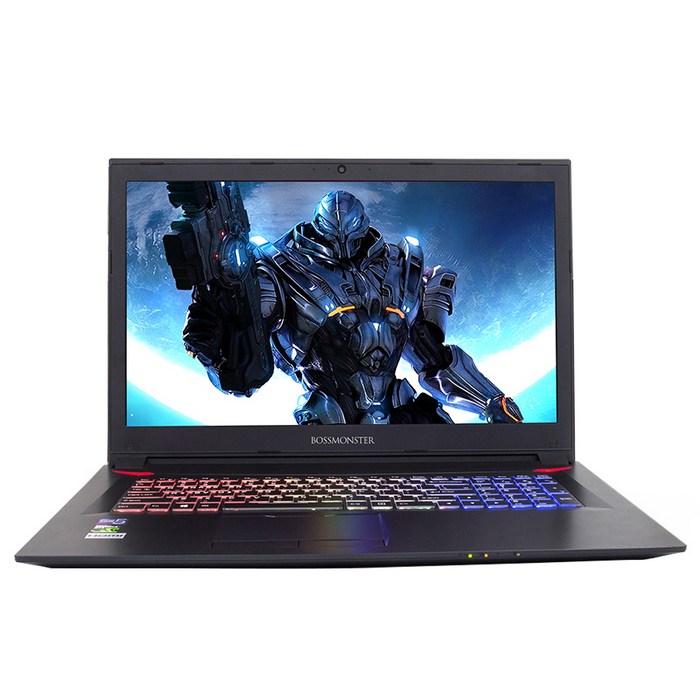 한성컴퓨터 BossMonster Lv.81 게이밍노트북 E78 (i7-8750H 43.94cm WIN미포함 8G SSD120G GTX1060 6G), 혼합 색상 대표 이미지 - 롤 게이밍 노트북 추천