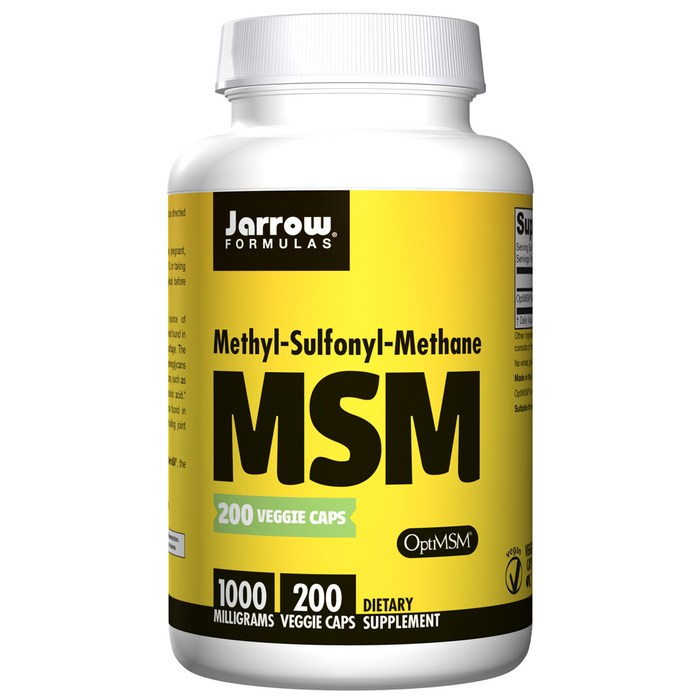 [쿠팡 직수입] Jarrow Formulas MSM 1000mg 베지캡슐, 200개입 대표 이미지 - MSM 추천