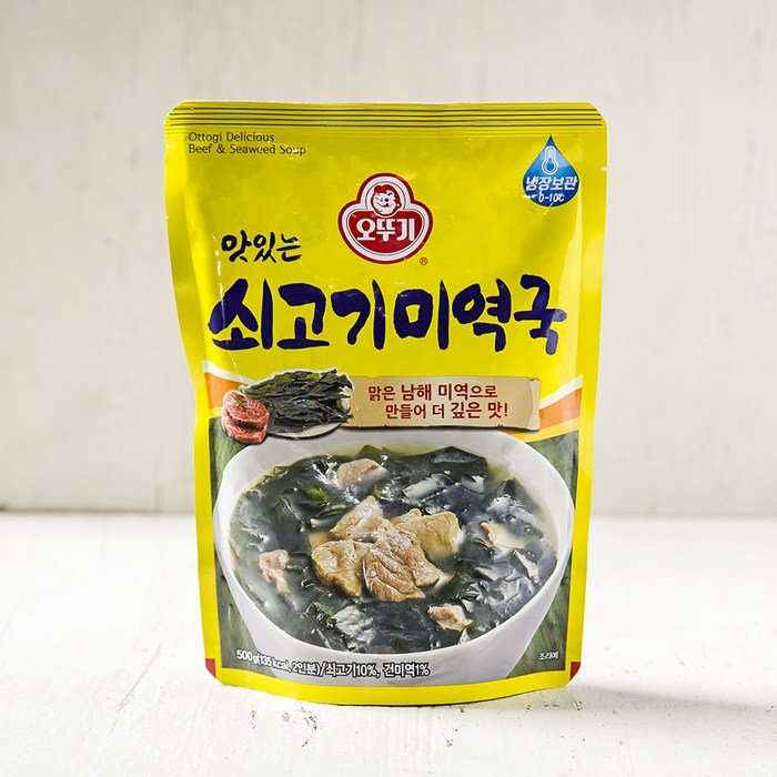 오뚜기 맛있는 쇠고기미역국, 500g, 1개 대표 이미지 - 미역국 추천