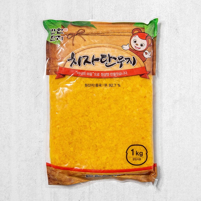 반찬단지 치자단무지 알밥용, 1kg, 1개 대표 이미지 - 알밥 추천
