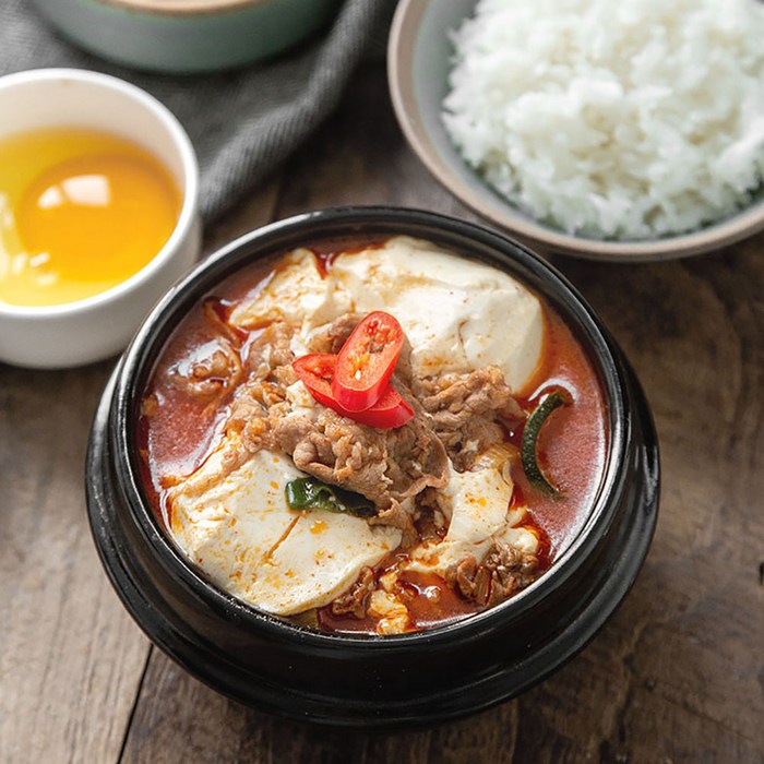 프레시지 우삼겹 순두부찌개, 605g, 1개 대표 이미지 - 순두부찌개 추천