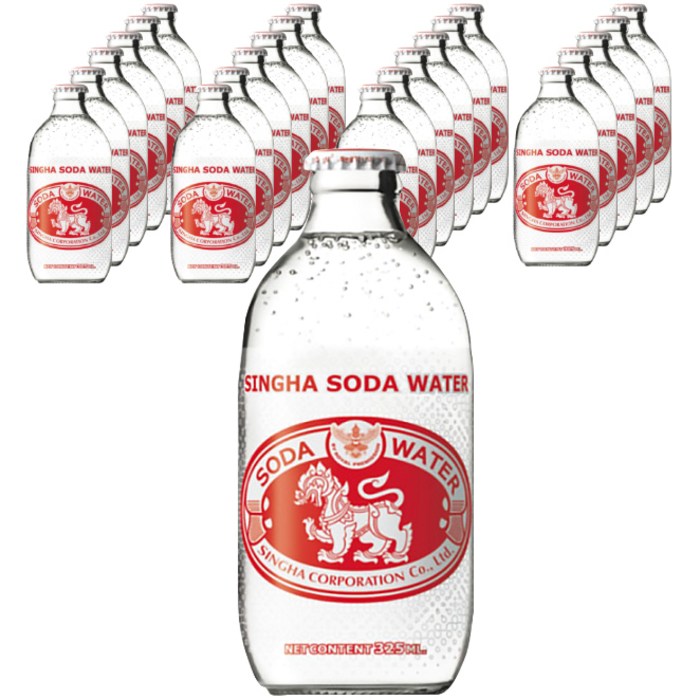 싱하 소다워터 탄산수, 325ml, 24개입 대표 이미지 - 미네랄 워터 추천