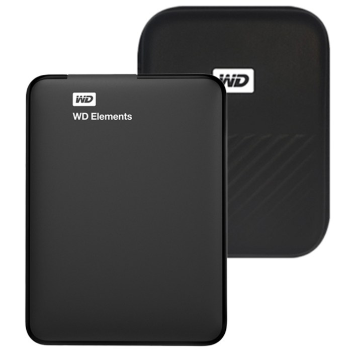 WD Elements Portable 휴대용 외장하드 + 파우치, 4TB, 블랙 대표 이미지 - 외장하드 4테라 추천