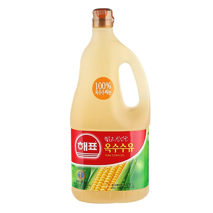 사조해표 옥수수유, 1.8L, 1개 대표 이미지 - 계란후라이 식용유 추천