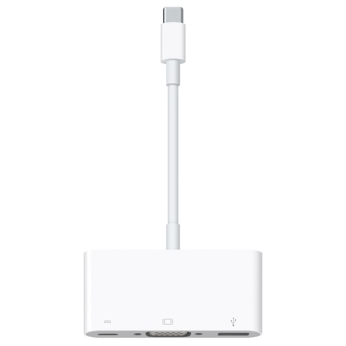 Apple 정품 USB-C VGA 멀티포트 어댑터, MJ1L2FE/A 대표 이미지 - 애플 정품 멀티포트 추천