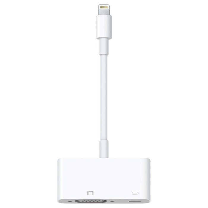 Apple 정품 라이트닝 VGA 어댑터, MD825FE/A 대표 이미지 - 애플 정품 어댑터 추천