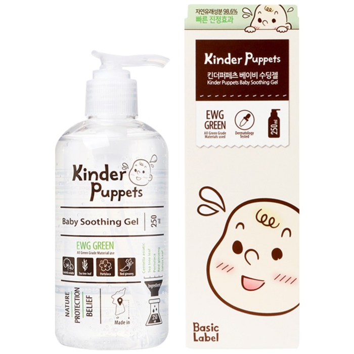 킨더퍼페츠 베이비 수딩젤, 250ml, 1개 대표 이미지 - 태열크림 추천