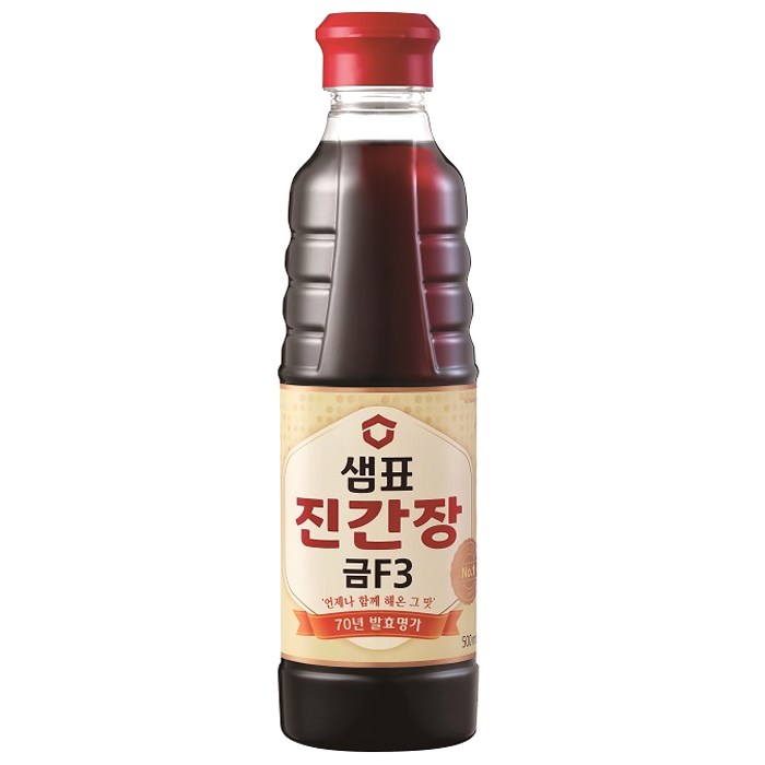 샘표 진간장 금 F3, 500ml, 1개 대표 이미지 - 간장 추천