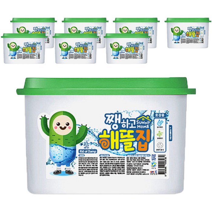 쨍하고해뜰집 옷장용 제습제 본품, 260g, 8개 대표 이미지 - 옷장 습기 제거 추천