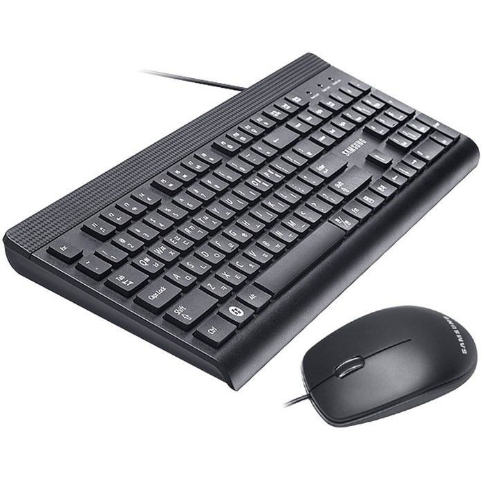 삼성전자 USB 유선 키보드 + 마우스 세트 SKP-900B, 혼합색상 대표 이미지 - 멤브레인 키보드 추천