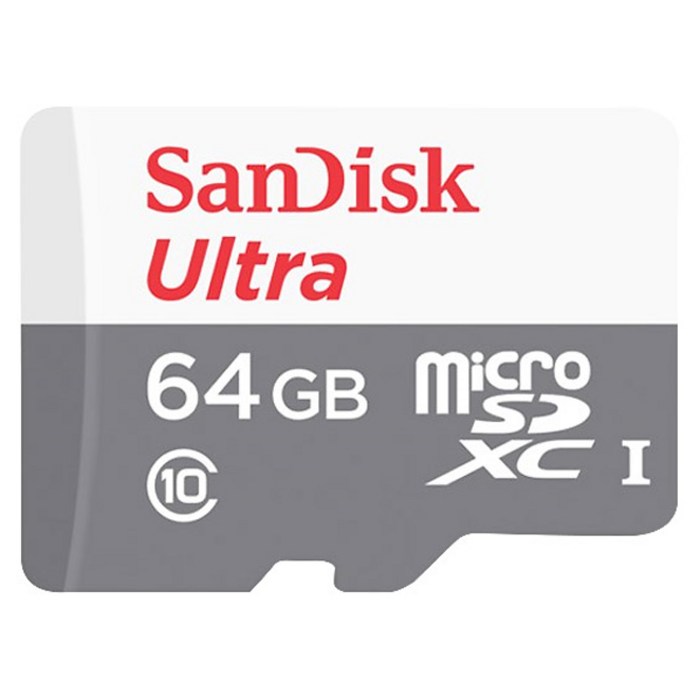 샌디스크 울트라 마이크로 SD메모리카드 80MB/s, 64GB 대표 이미지 - 마이크로 SD카드 추천