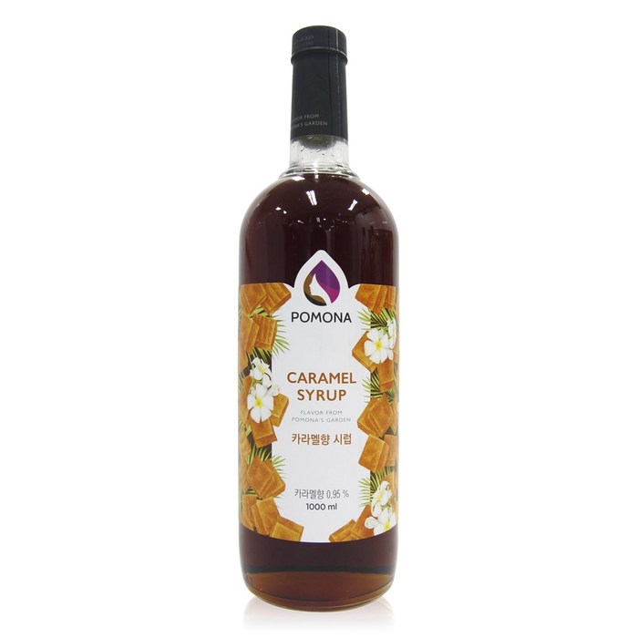 포모나 카라멜 시럽 포모나 커피시럽, 1000ml, 1개 대표 이미지 - 카라멜 시럽 추천