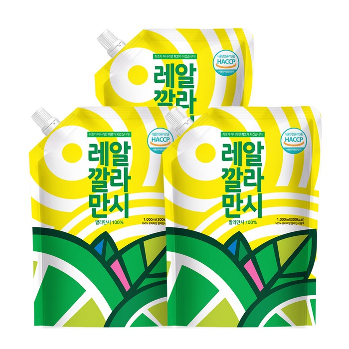 바로푸드 레알 깔라만시, 1000ml, 3개 대표 이미지 - 깔라만시 추천