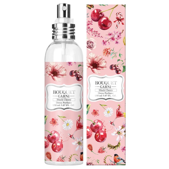 부케가르니 드레스퍼퓸 섬유향수 150ml, 블랙체리, 1개 대표 이미지 - 섬유향수 추천