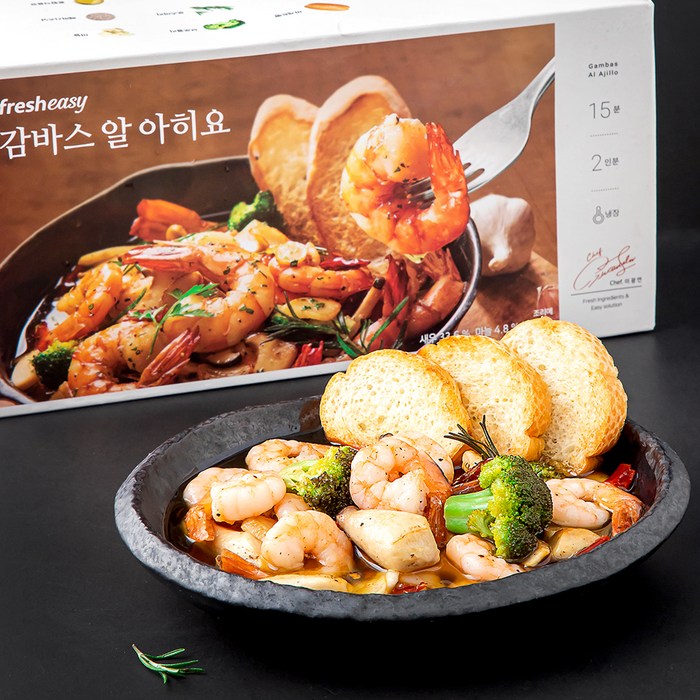 프레시지 감바스 알 아히요, 420g, 1개 대표 이미지 - 일식 밀키트 추천