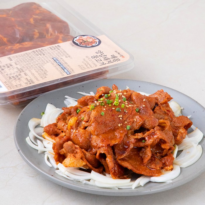 서가연 매콤 양념 돼지불고기, 1kg, 1개 대표 이미지 - 돼지불고기 추천