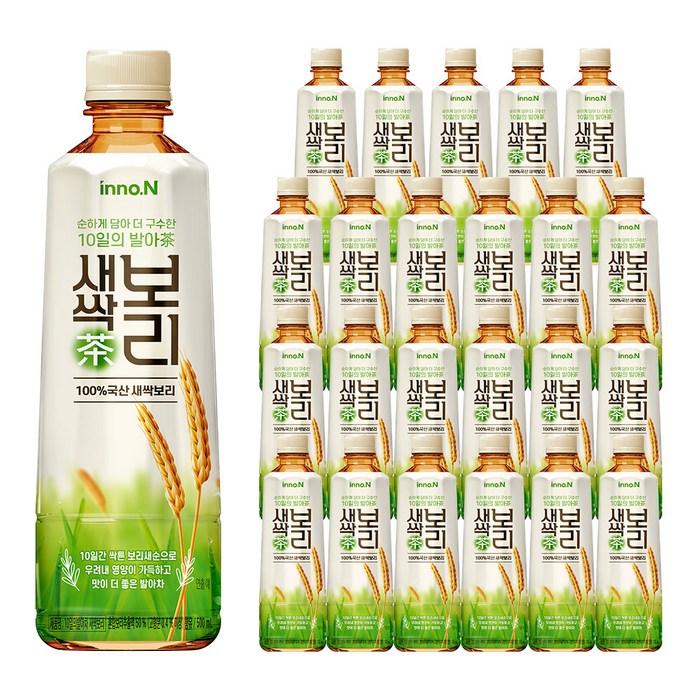 innoN 10일의 발아차 새싹보리, 500ml, 24개 대표 이미지 - HK이노엔 추천