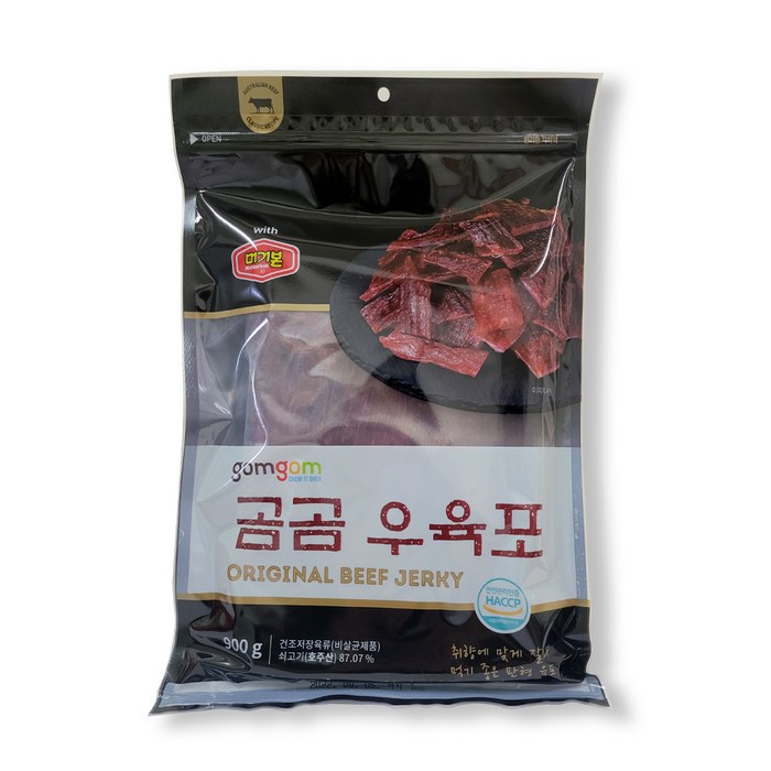 곰곰 우육포 판형, 900g, 1개 대표 이미지 - 곰곰 과자 추천