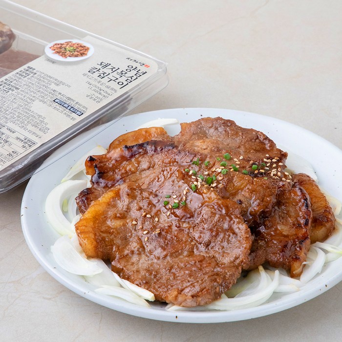 서가연 양념 돼지목심 칼집구이, 500g, 2개 대표 이미지 - 숯불갈비 추천