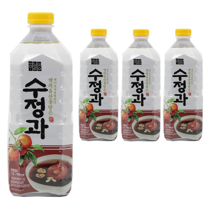 하늘청 오리지날 수정과, 1.8L, 4개 대표 이미지 - 수정과 추천