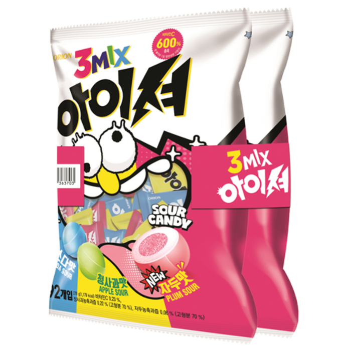 오리온 3MIX 아이셔, 2개, 276g 대표 이미지 - 존나 맛있는 과자 추천