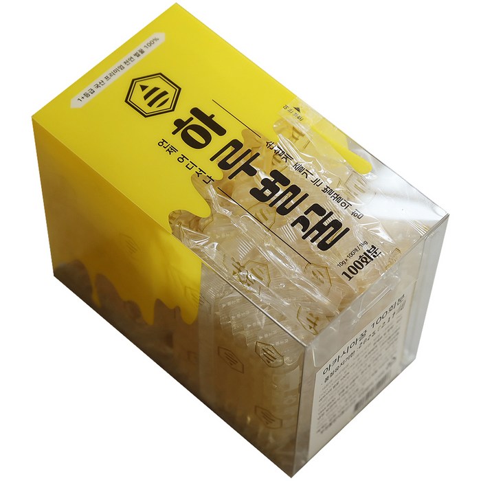하루벌꿀 아카시아꿀 100회분, 1개, 1kg 대표 이미지 - 꿀스틱 추천