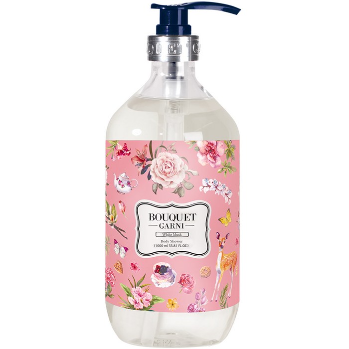 부케가르니 바디워시 화이트머스크, 1000ml, 1개 대표 이미지 - 부케가르니 추천