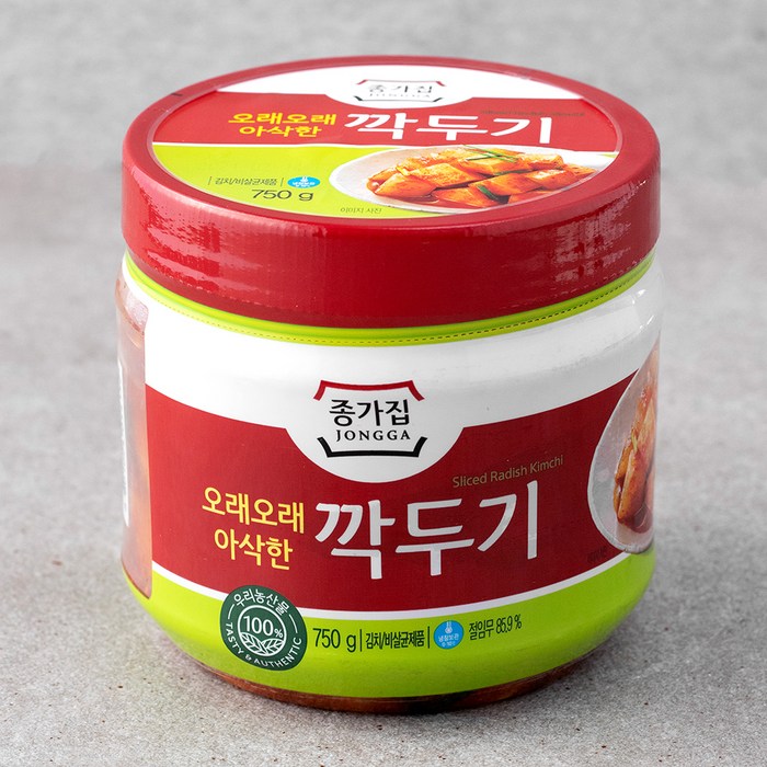 종가집 깍두기, 750g, 1개 대표 이미지 - 깍두기 추천