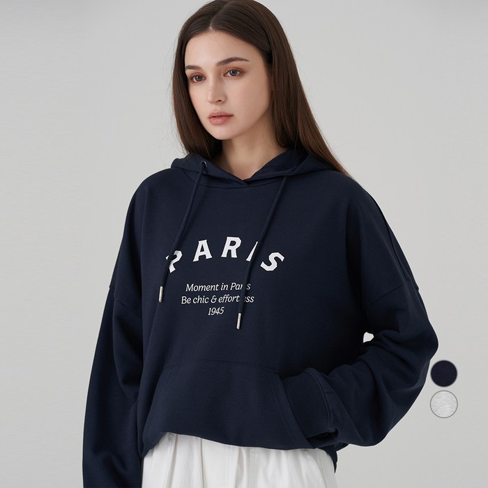 ELLE PARIS 그래픽 후디 대표 이미지 - 여자 봄옷 추천