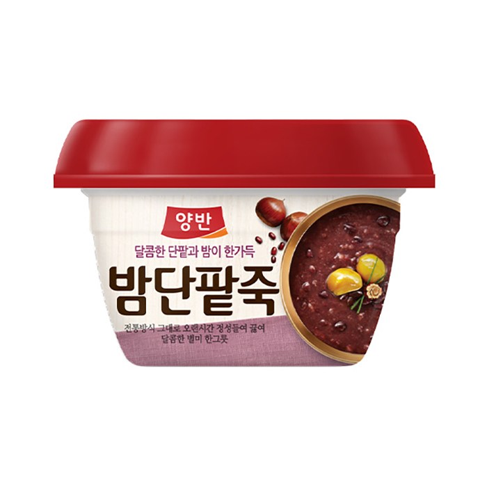 양반 밤단팥죽, 285g, 1개 대표 이미지 - 삼계죽 추천