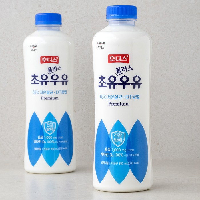 일동후디스 초유플러스 우유, 930ml, 2개 대표 이미지 - 고칼슘 우유 추천