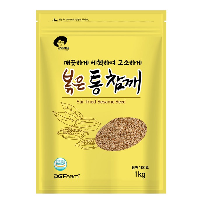 엉클탁 볶은 통 참깨, 1kg, 1개 대표 이미지 - 짬통 추천