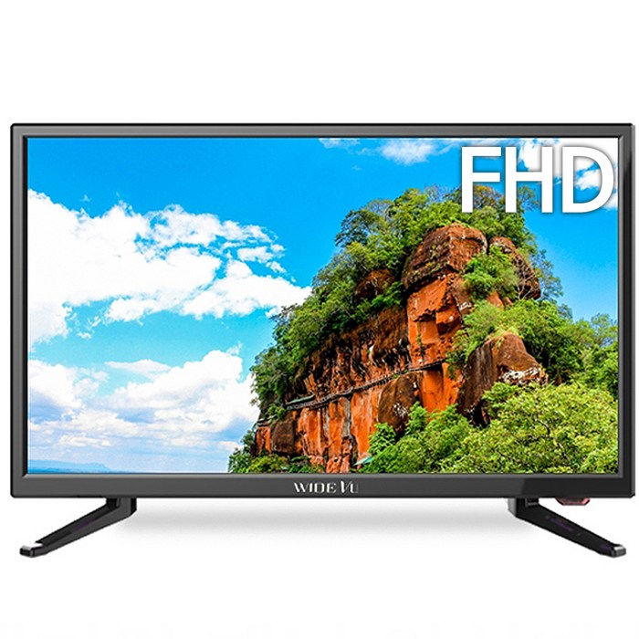 와이드뷰 FHD LED TV, 56cm(22인치), WV220FHD-E01, 스탠드형, 자가설치 대표 이미지 - 10만원대 TV 추천