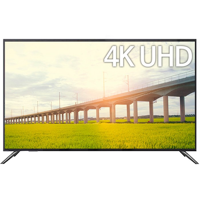 유맥스 4K UHD LED TV, 109cm(43인치), UHD43S, 스탠드형, 자가설치 대표 이미지 - 20만원대 TV 추천