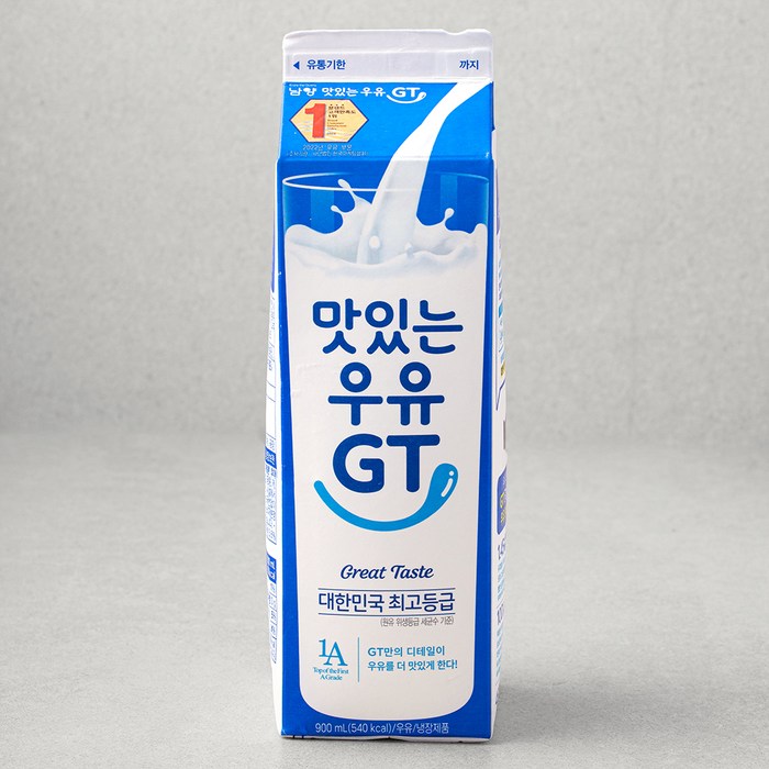 남양유업 맛있는 우유 GT, 900ml, 1개 대표 이미지 - 밀크 추천