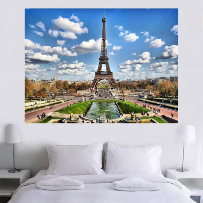 홈데코해룸 대형 패브릭 포스터, 44 에펠탑 광장의 오후 대표 이미지 - 에펠탑 추천