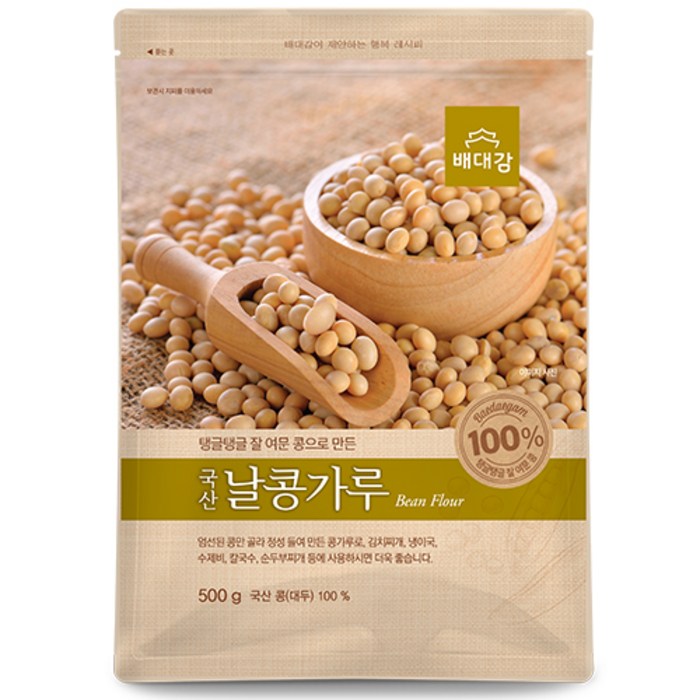 배대감 날콩가루 500g, 1개 대표 이미지 - 삼겹살 콩가루 추천