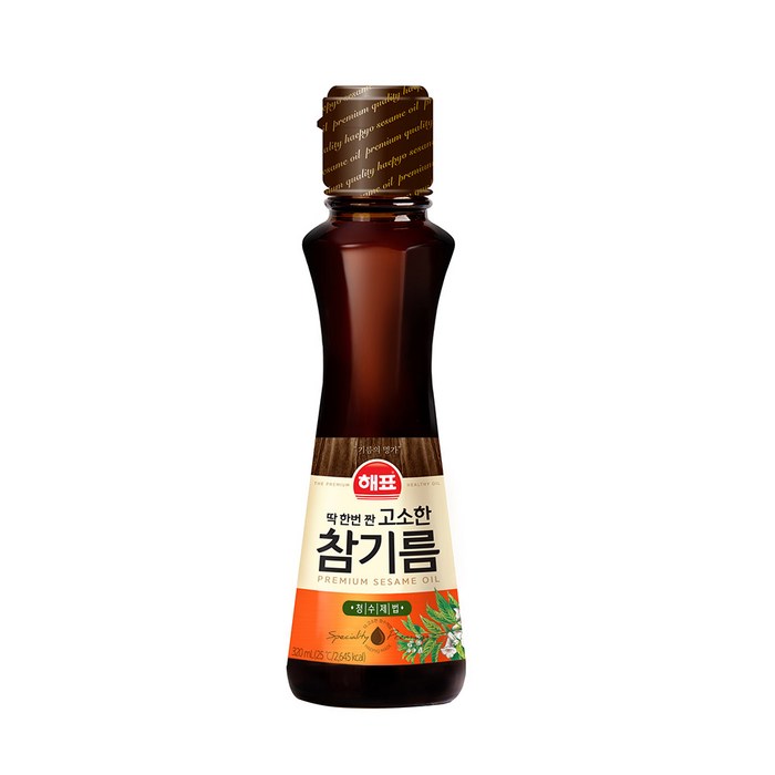 해표 고소한 참기름, 1개, 320ml 대표 이미지 - 참기름 추천