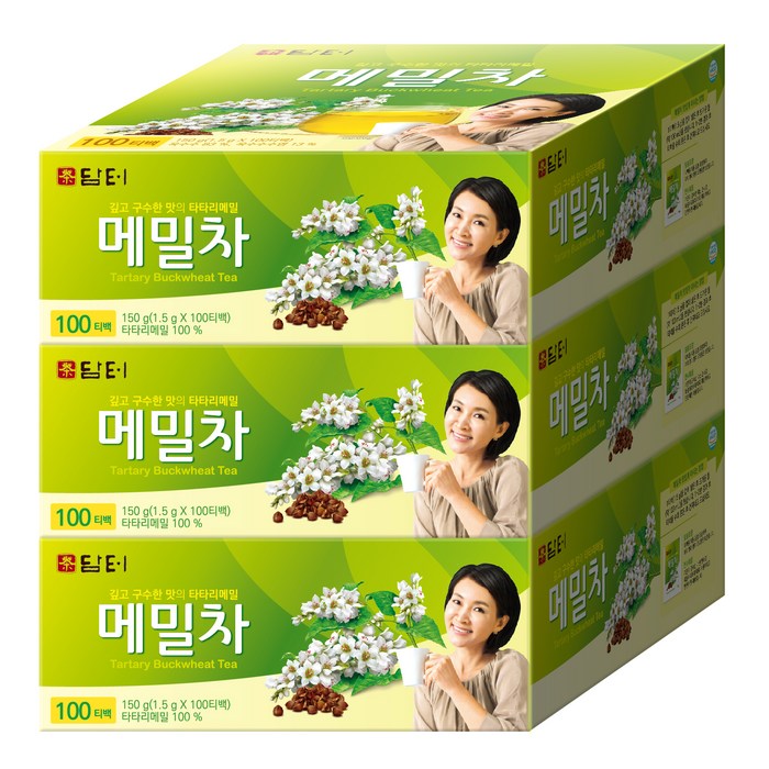 담터에프엔비 메밀차 100p, 150g, 3개 대표 이미지 - 담터 차 추천