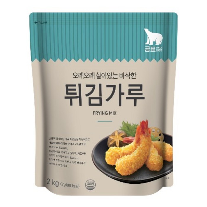 곰표 튀김가루, 2kg, 1개 대표 이미지 - 쌀가루 추천