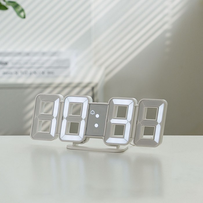 홈플래닛 미니 3D LED 벽시계 대표 이미지 - 안방 시계 추천