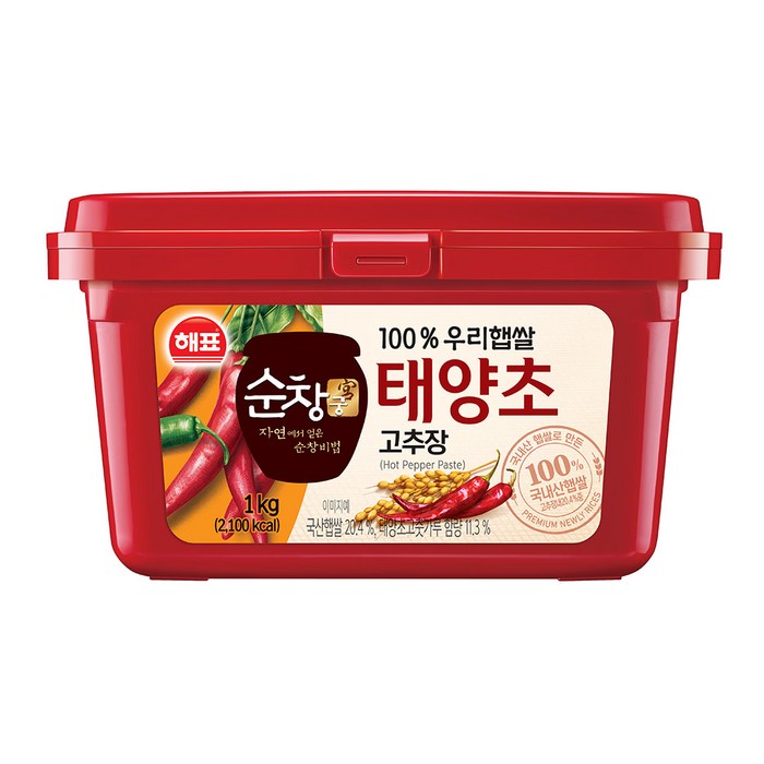 순창궁 우리햅쌀 고추장, 1kg, 1개 대표 이미지 - 간고 추천