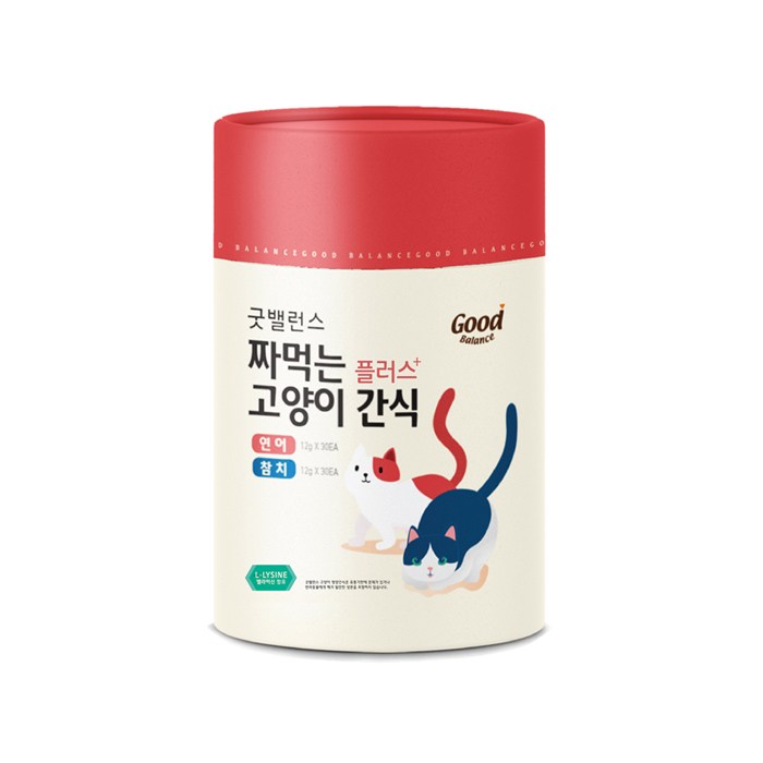 굿밸런스 짜먹는 고양이 간식 플러스, 참치 30p + 연어 30p, 1세트 대표 이미지 - 덴탈껌 추천