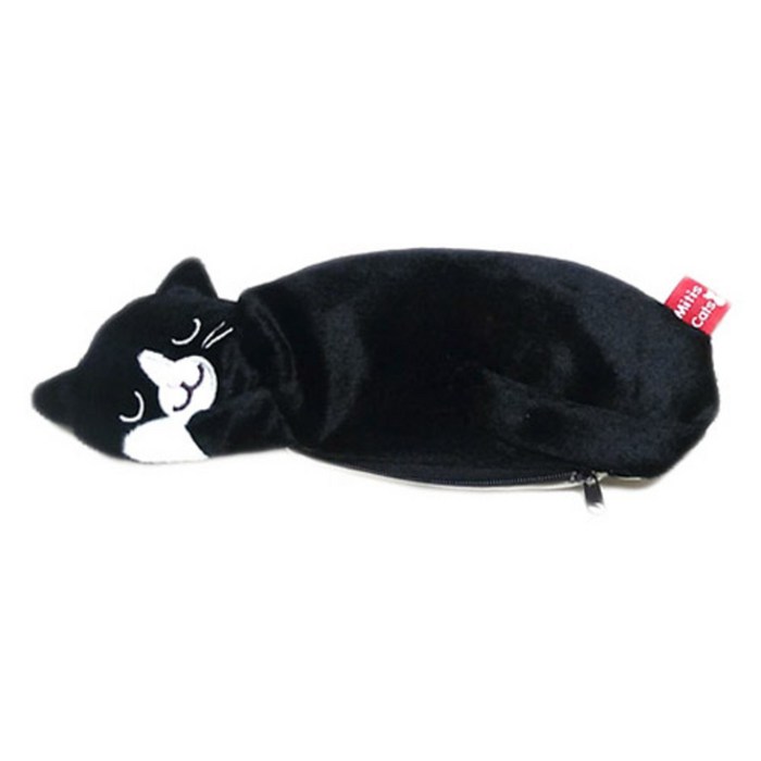 미티스캣 고양이 아로마 핫 앤 아이스 수면안대 검은 고양이, 1개, 1개