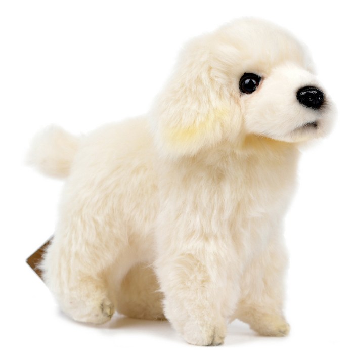 한사토이 동물인형 6957 마렘마쉽독 Maremma Guardian Pup Standing, 10cm, 베이지색 대표 이미지 - 귀여운 동물 인형 추천