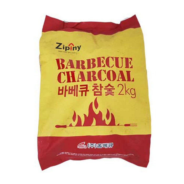 지피니 바베큐참숯, 2kg, 1개 대표 이미지 - 참숯 추천