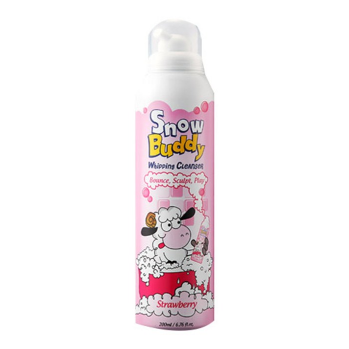 스노우버디 휘핑클렌저 스트로베리향, 200ml, 1개 대표 이미지 - 목욕놀이 추천
